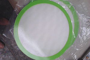 圆形硅胶烤盘垫